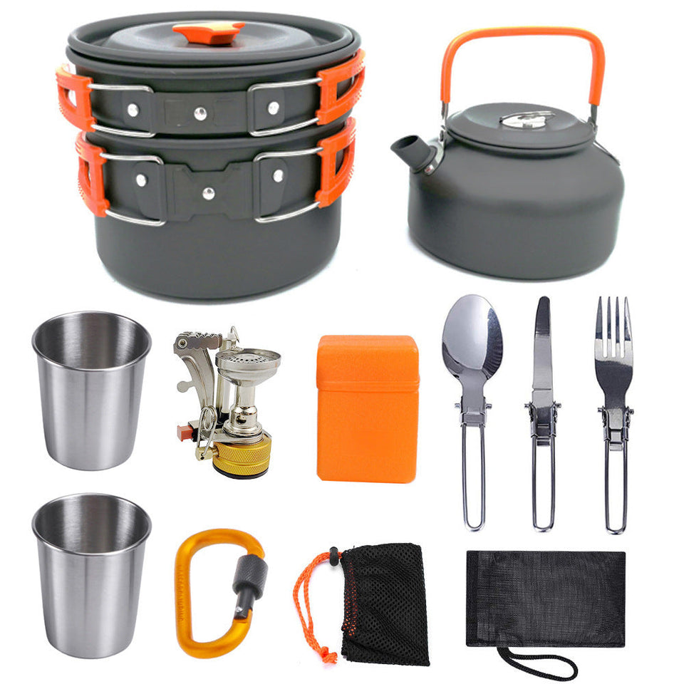 Camping Cookware Kit Outdoor Cooking