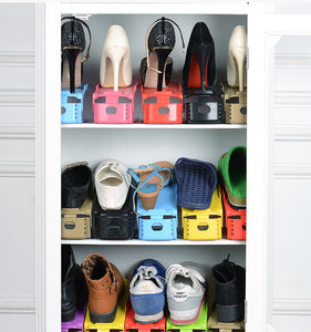 Plastic Shoe Slots Organizer