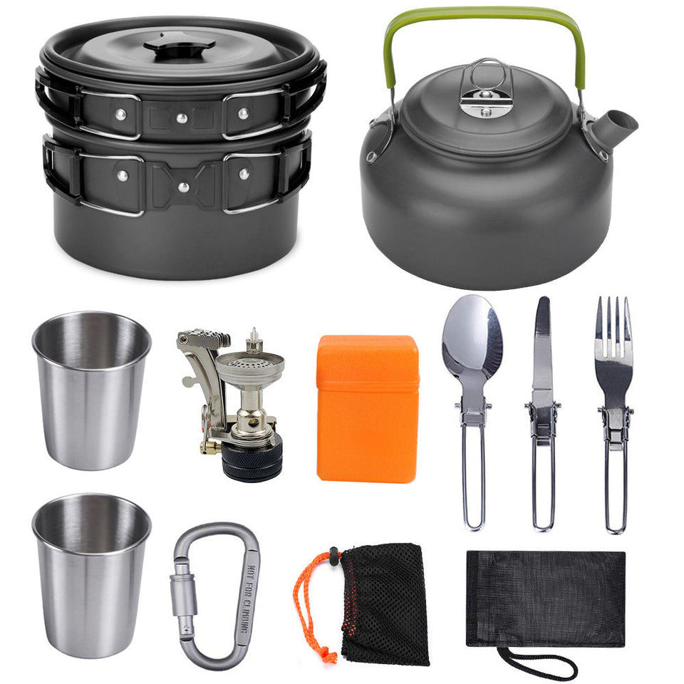 Camping Cookware Kit Outdoor Cooking