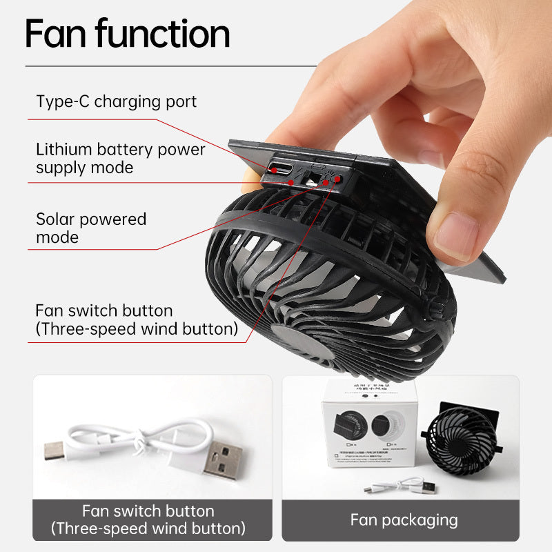 Solar Fan Hat