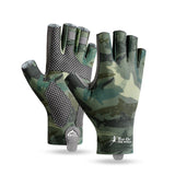 Ice Silk Fingerless Fishing Gloves – Non-Slip & Breathable