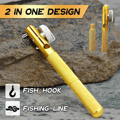 a Fishing Line Knotter Hook Needle
