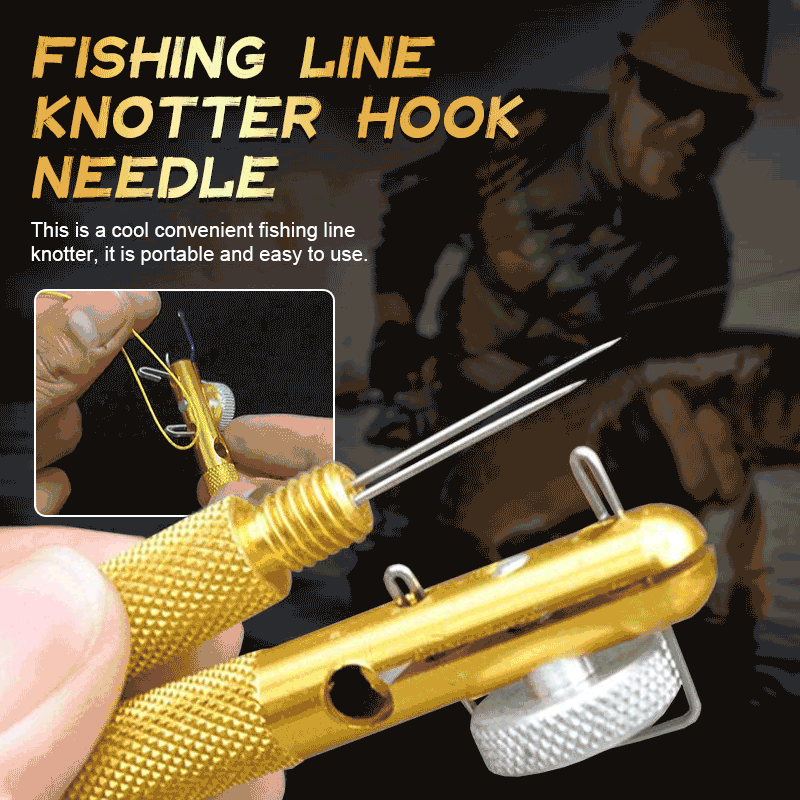 a Fishing Line Knotter Hook Needle
