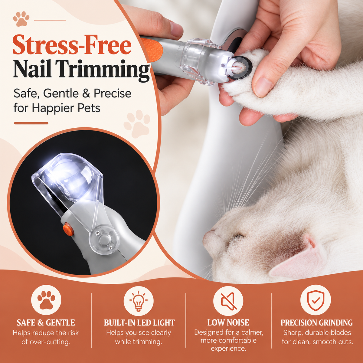 PawVision Pro LED Nail Clippers