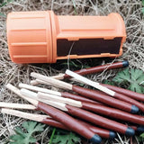 WATERPROOF SURVIVAL MATCHES – 20PCS WITH CASE 🔥