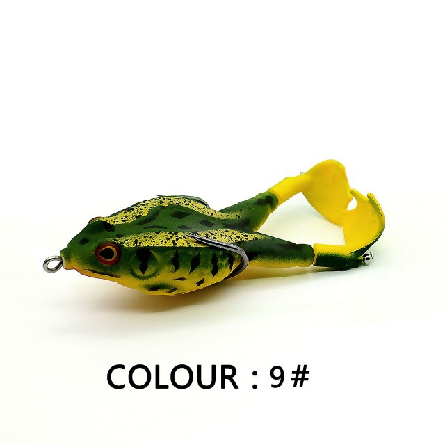 a DOUBLE PROPELLER FROG SOFT BAIT
