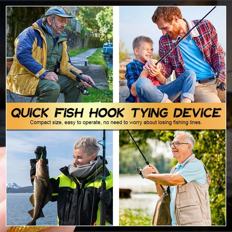 a Fishing Line Knotter Hook Needle