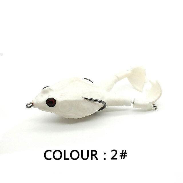 a DOUBLE PROPELLER FROG SOFT BAIT