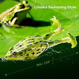 a DOUBLE PROPELLER FROG SOFT BAIT