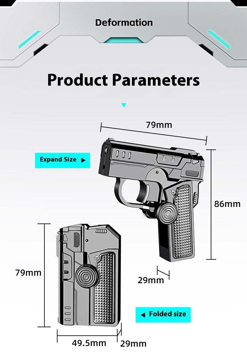 Multifunctional Folding Double-form Decompression Helicopter Shooter Lighter