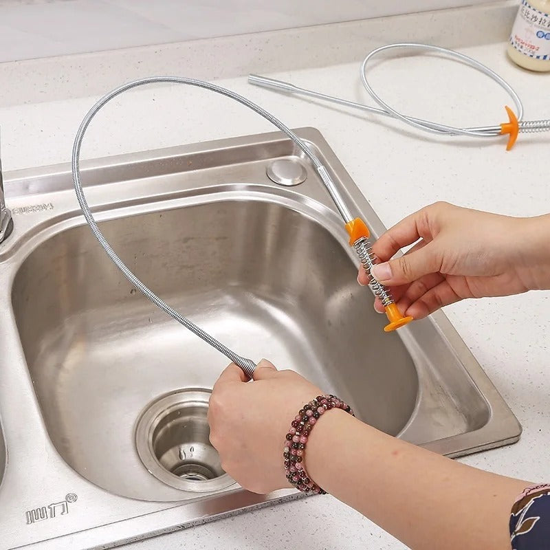 Sewer cleaning hook