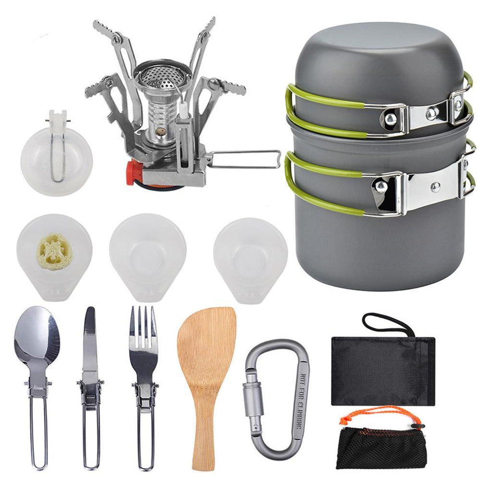 Camping Cookware Kit Outdoor Cooking