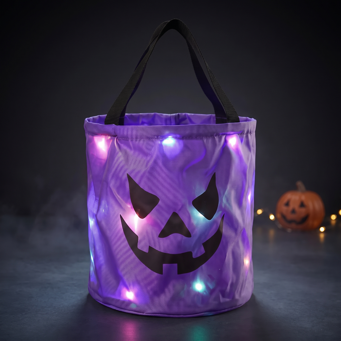 Halloween LED Trick-or-Treat Bucket