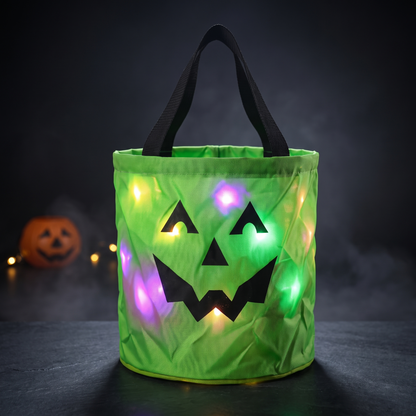 Halloween LED Trick-or-Treat Bucket