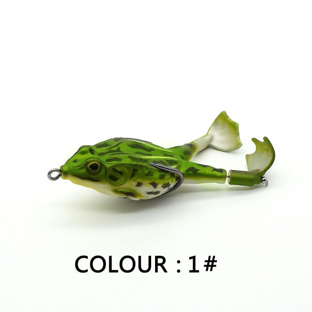 a DOUBLE PROPELLER FROG SOFT BAIT