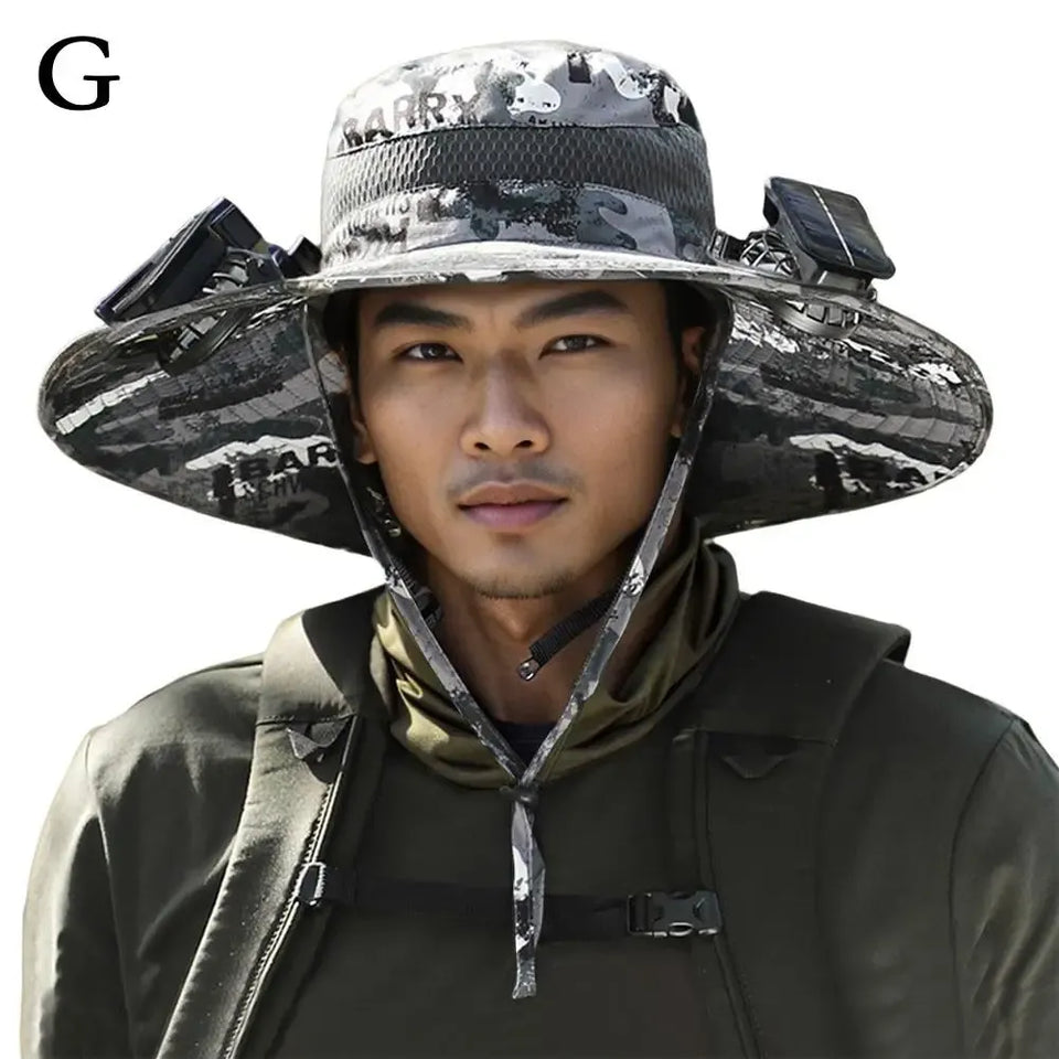 Solar Fan Hat
