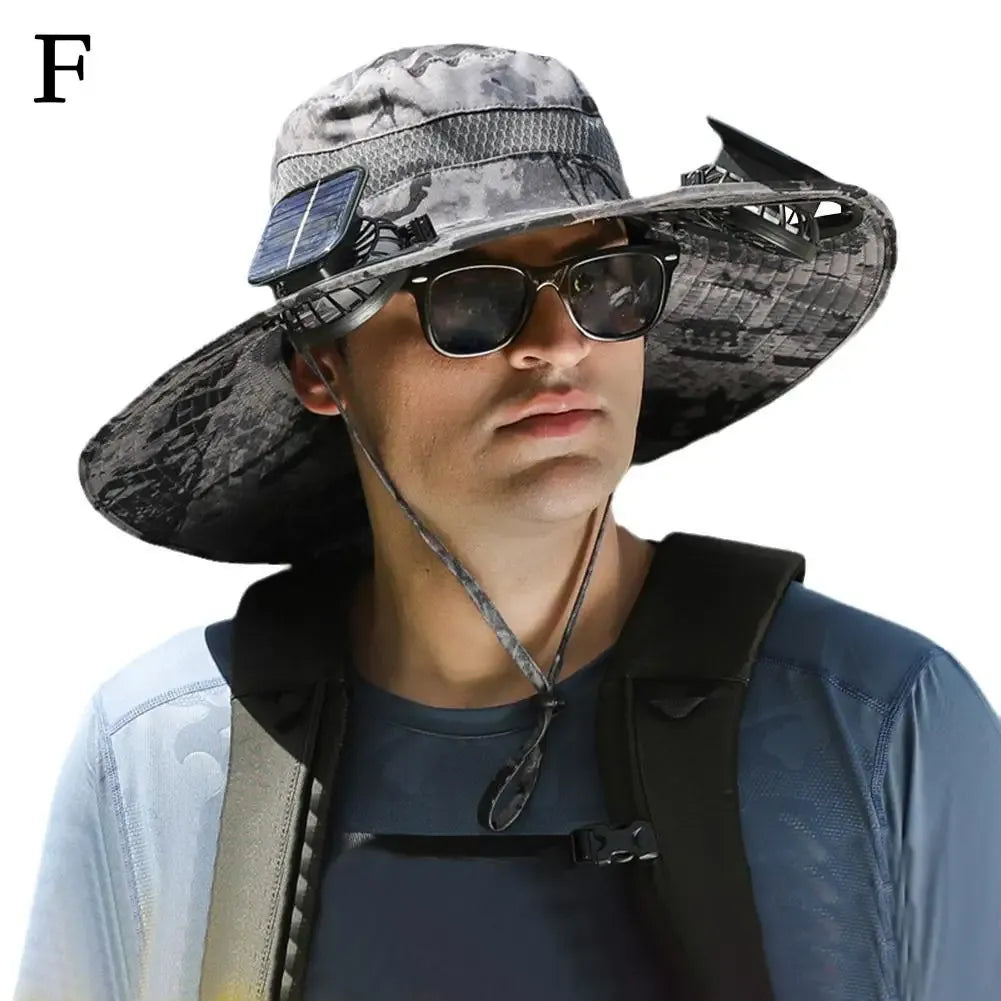 Solar Fan Hat