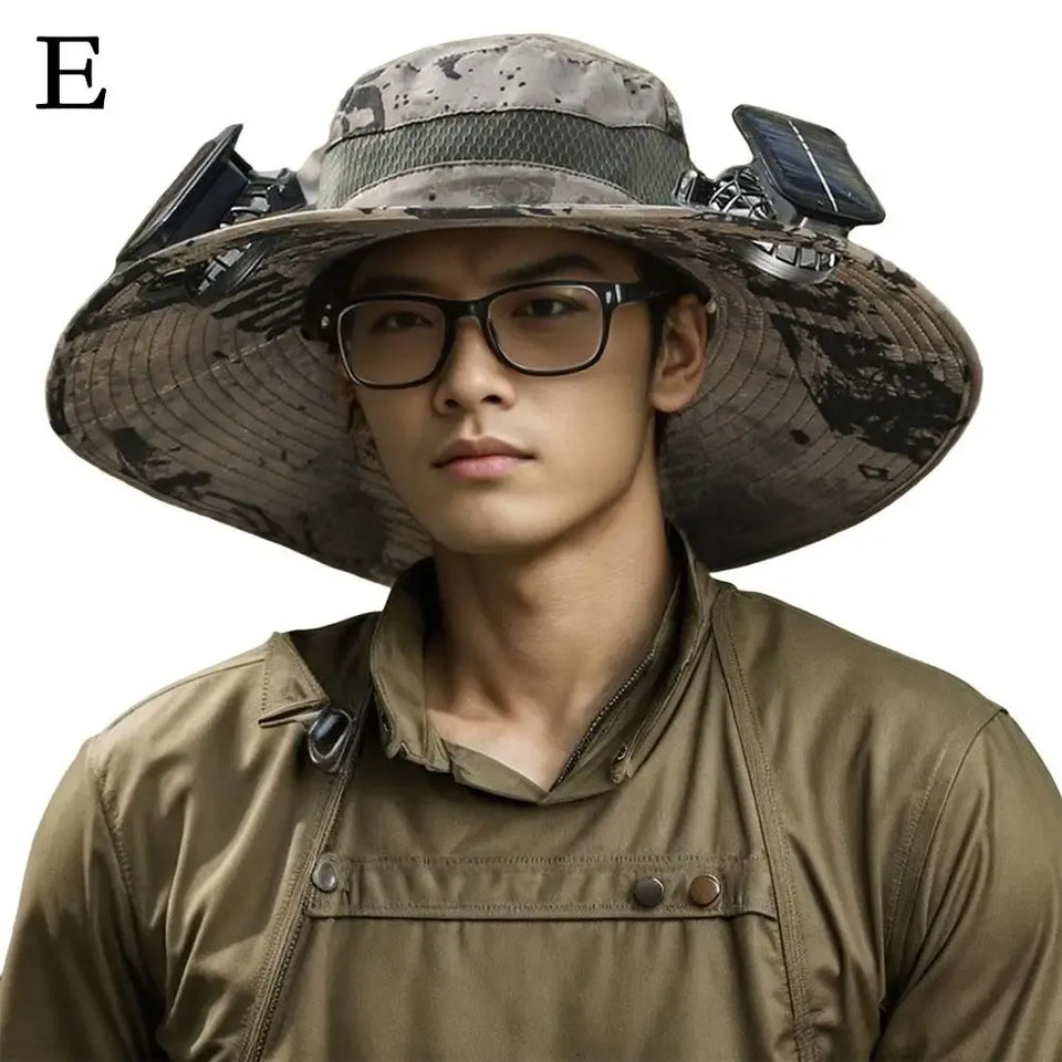 Solar Fan Hat