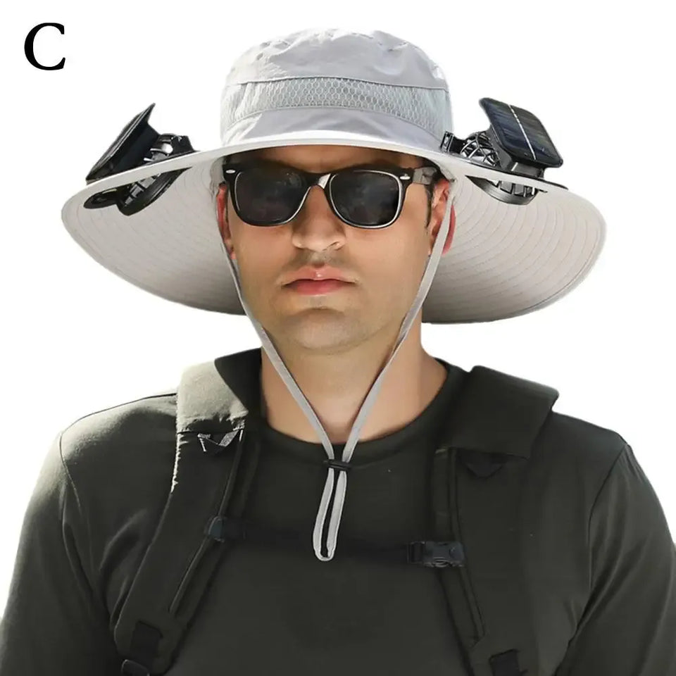 Solar Fan Hat
