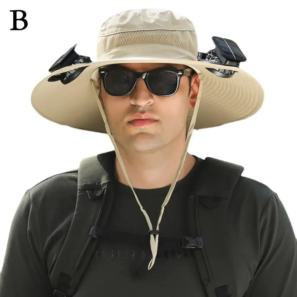 Solar Fan Hat