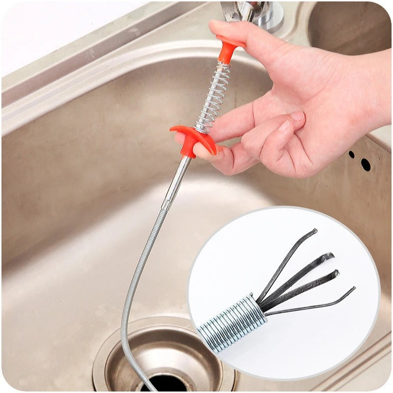 Sewer cleaning hook
