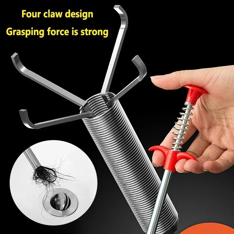 Sewer cleaning hook