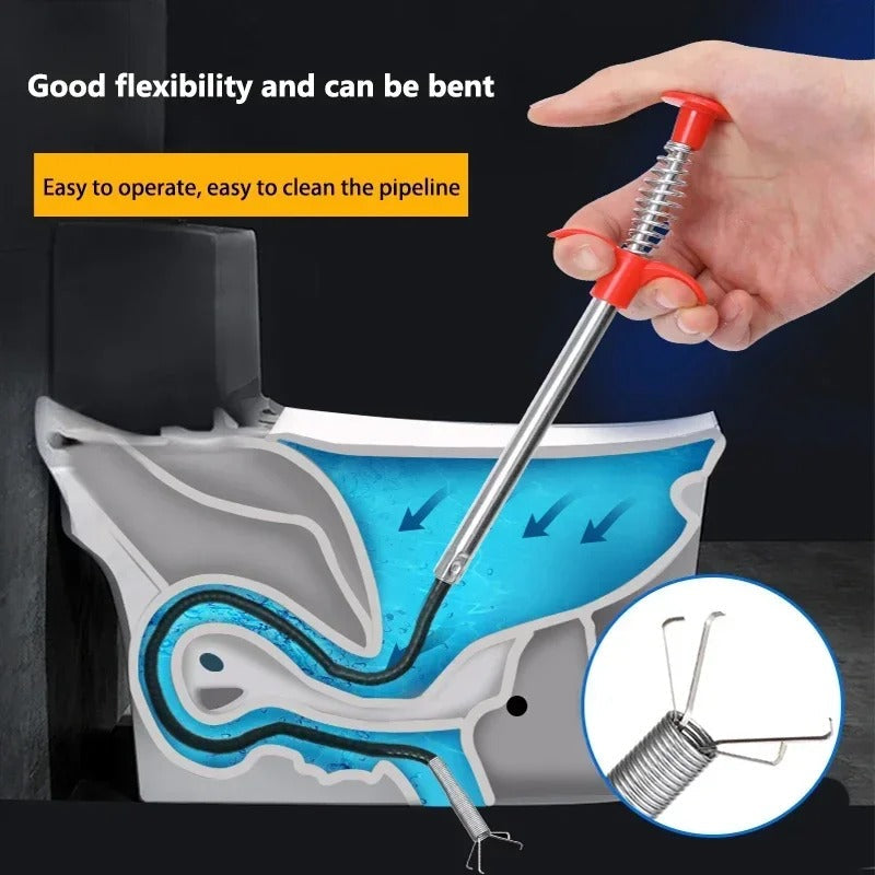 Sewer cleaning hook