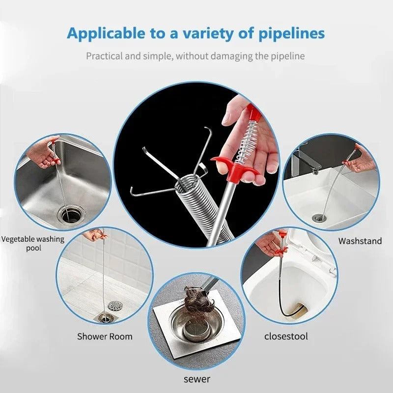 Sewer cleaning hook