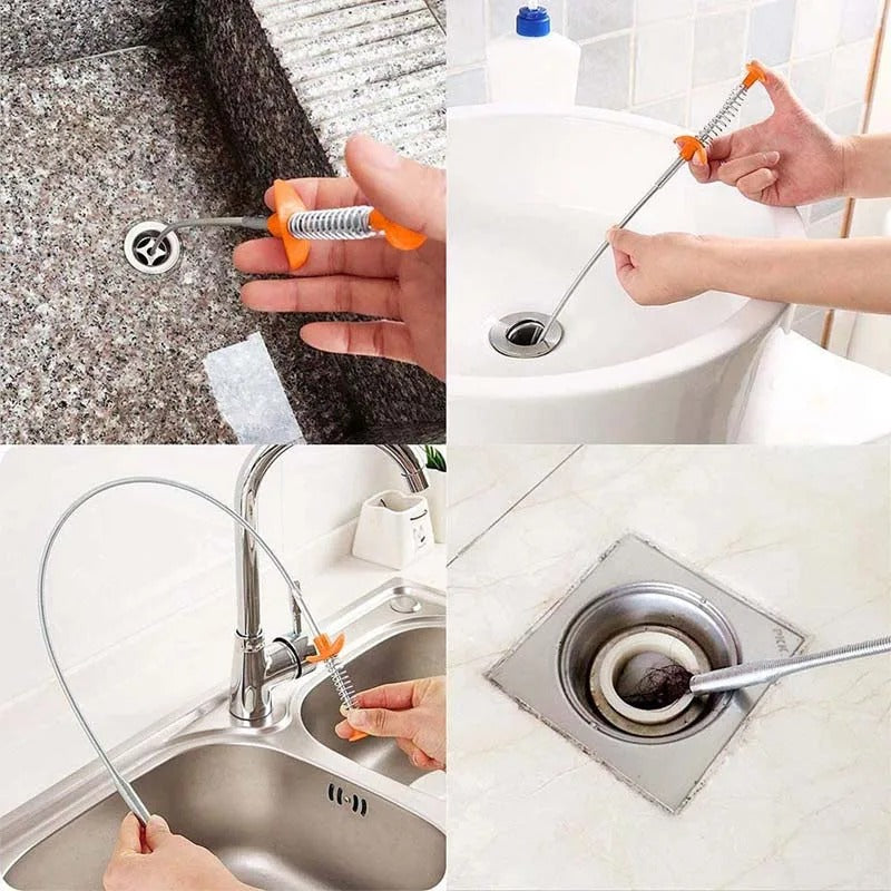 Sewer cleaning hook